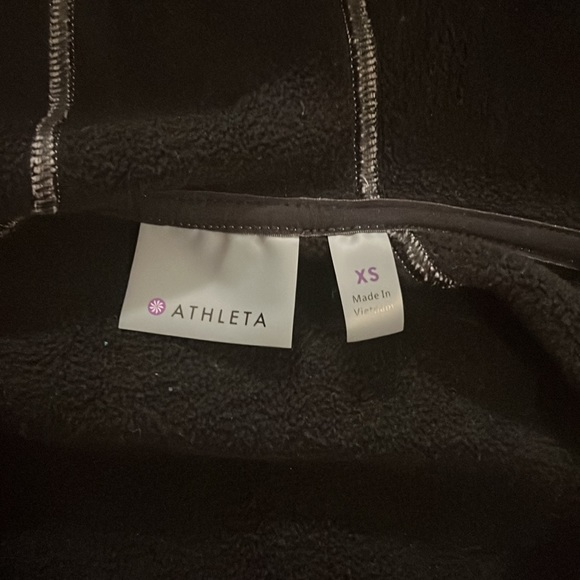 Athleta stronger longer womens size Xsmall grey zipper hoodie - Picture 7 of 8